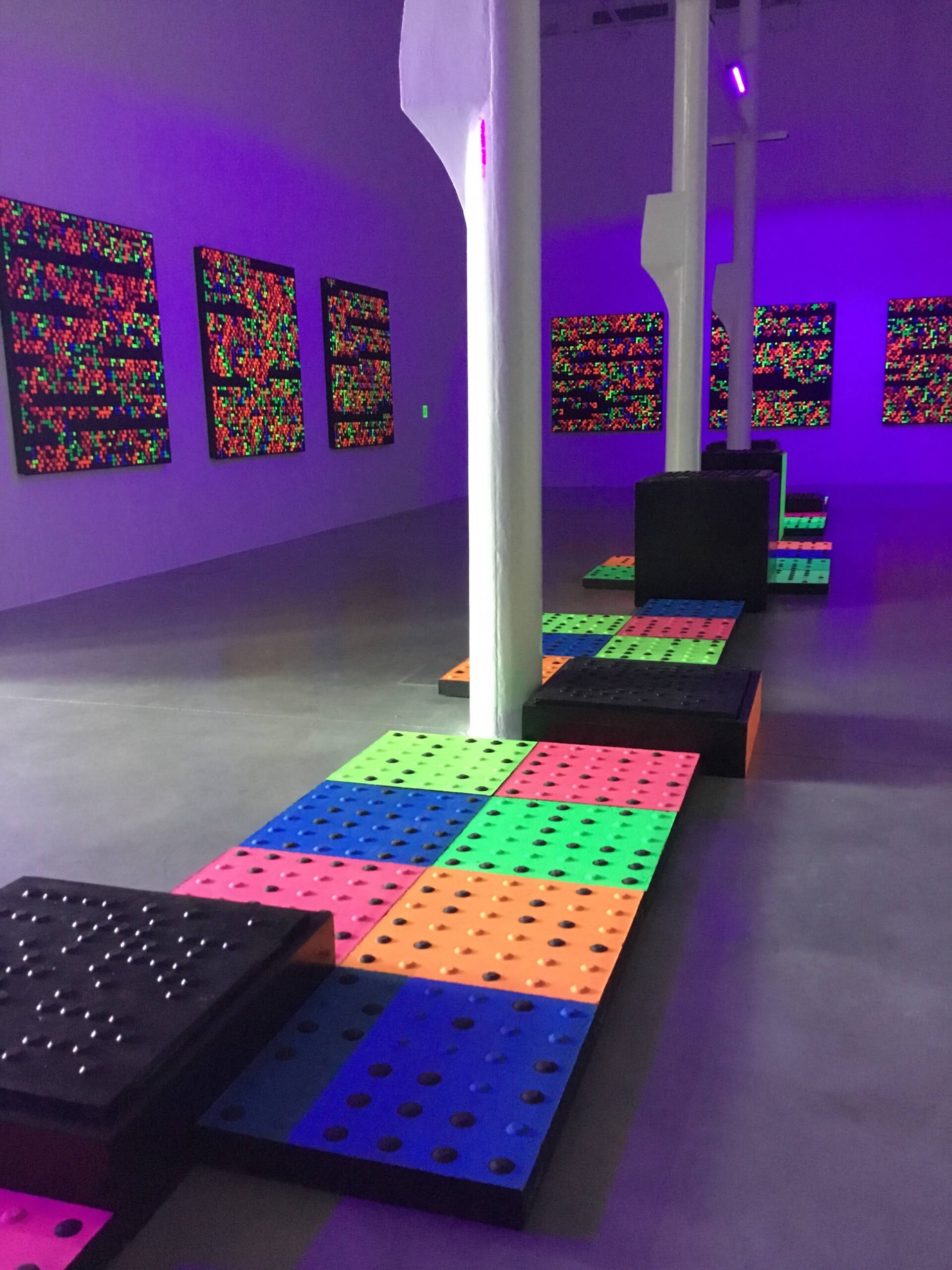 Journey by dots exhibition room