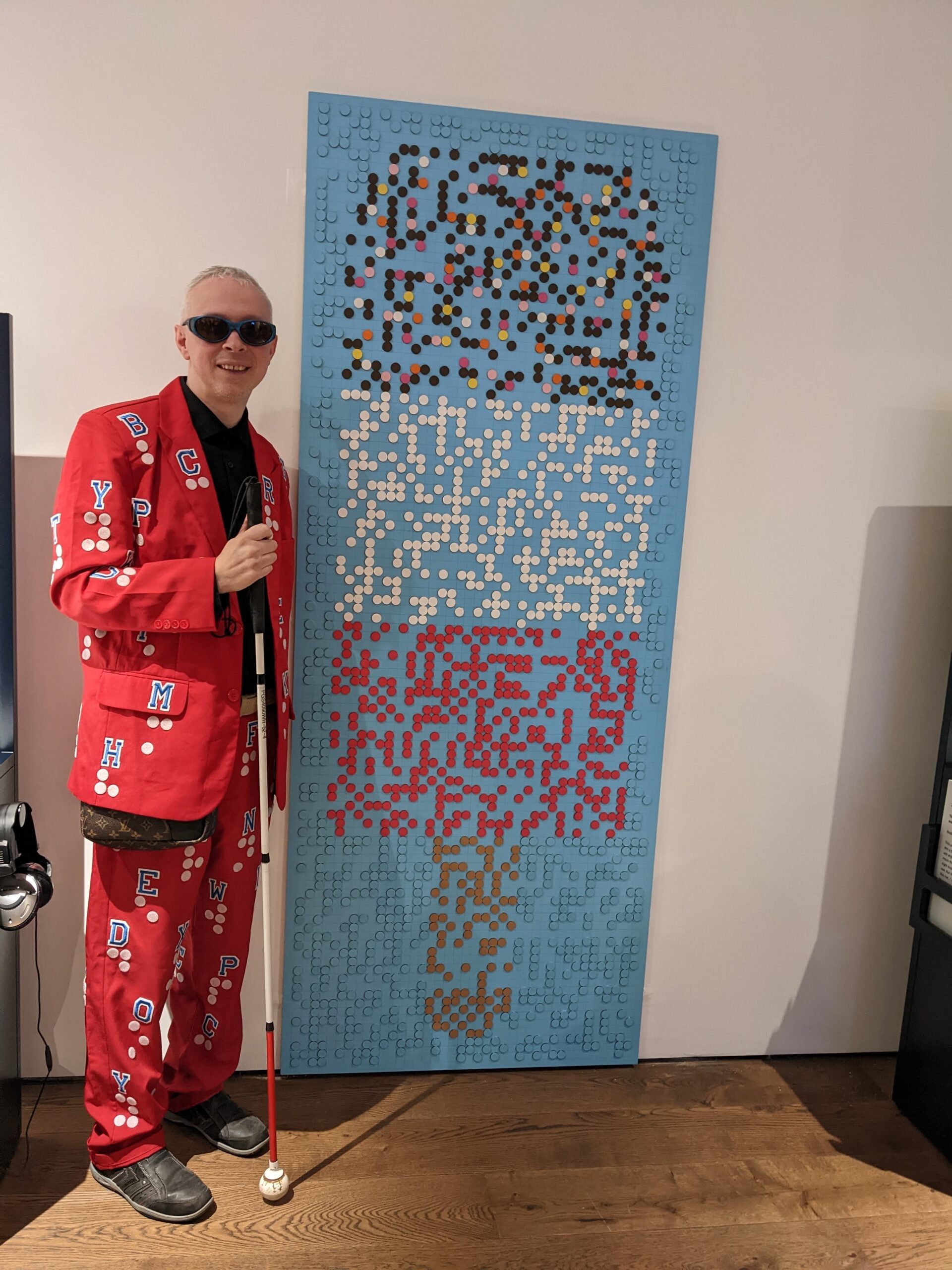Mr Dot at Layers of Vision exhibition