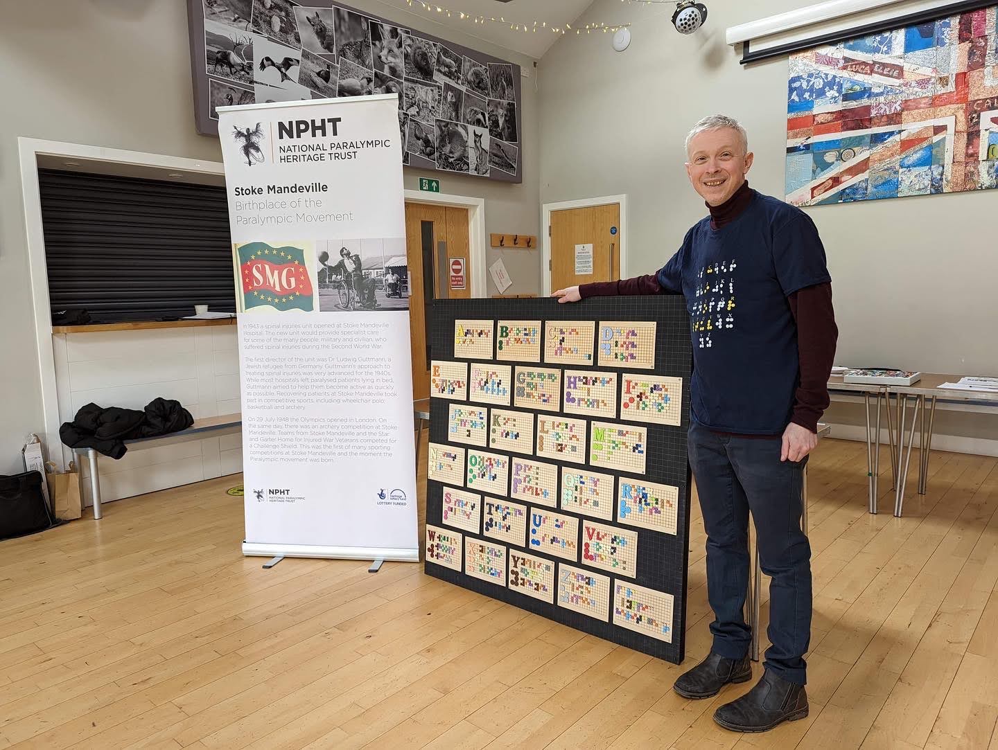 Mr Dot with National Paralympic Heritage